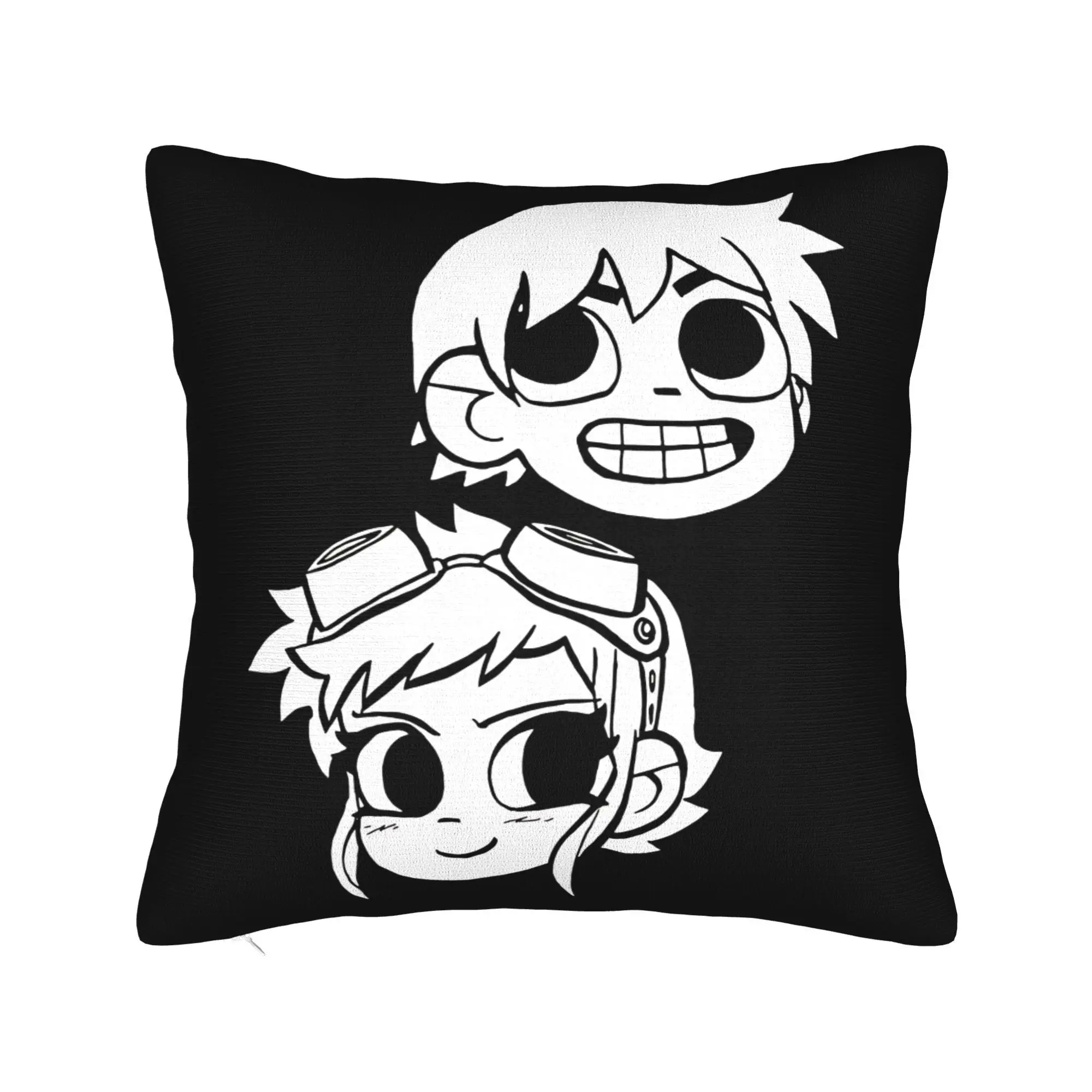 2-Up! Scott Pilgrim Pillowcase Printed Polyester Cushion Cover Decorative  Pillow Case Cover Home Square 45X45cm