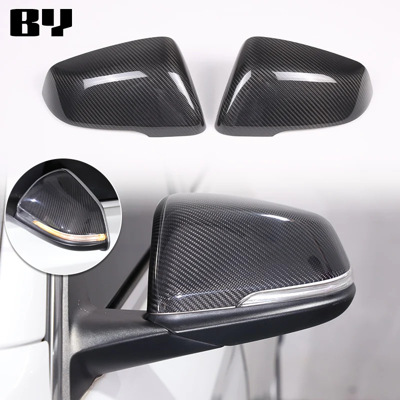 

For BMW 1 2 Series F40 F44 F45 F46 X1 F48 F49 X2 F39 Z4 G29 for Toyota Supra Real Carbon Fiber Rearview Side Door Mirror Cover