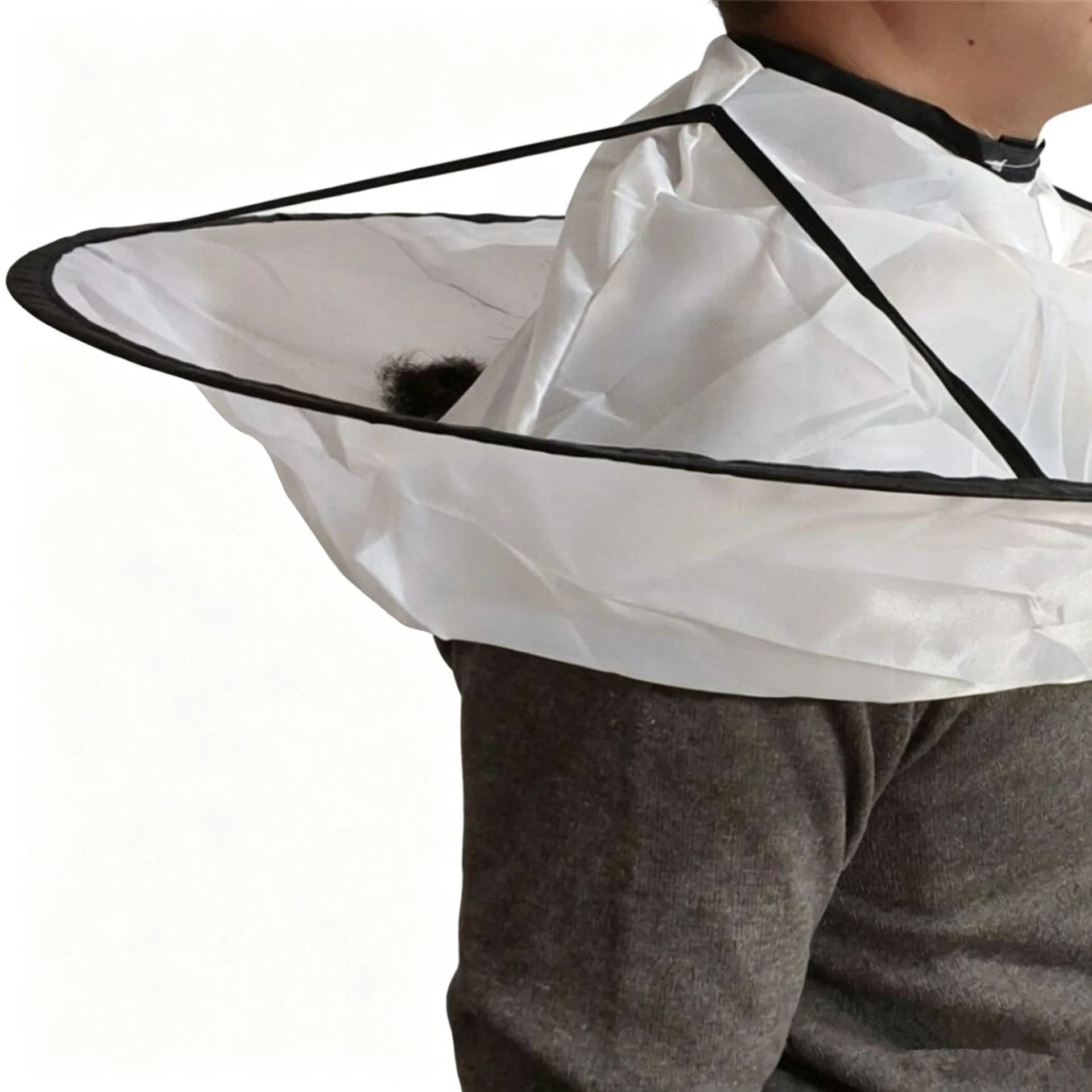 Professional salon-grade hairdressing cape—non-stick, adjustable neck duster, suitable for stylists and barbers image 4