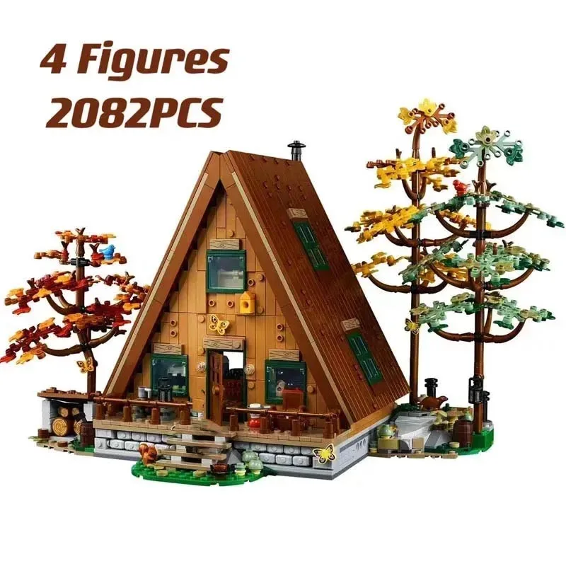 

2082 PCS Type A Frame Cottage Compatible Architecture Four Seasons Forest DIY Tree House Kids Toys Birthday Christmas Gift 21338