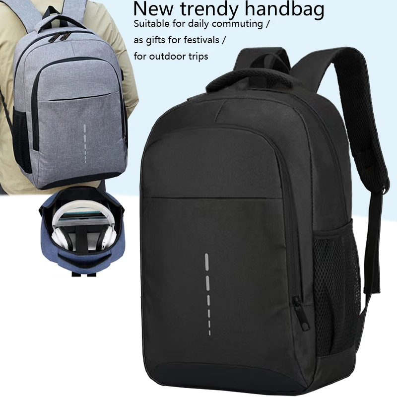 High‑quality Water‑repellent Oxford Backpack Men Business Laptop Rucksack for Daily Work School Outdoor Travel