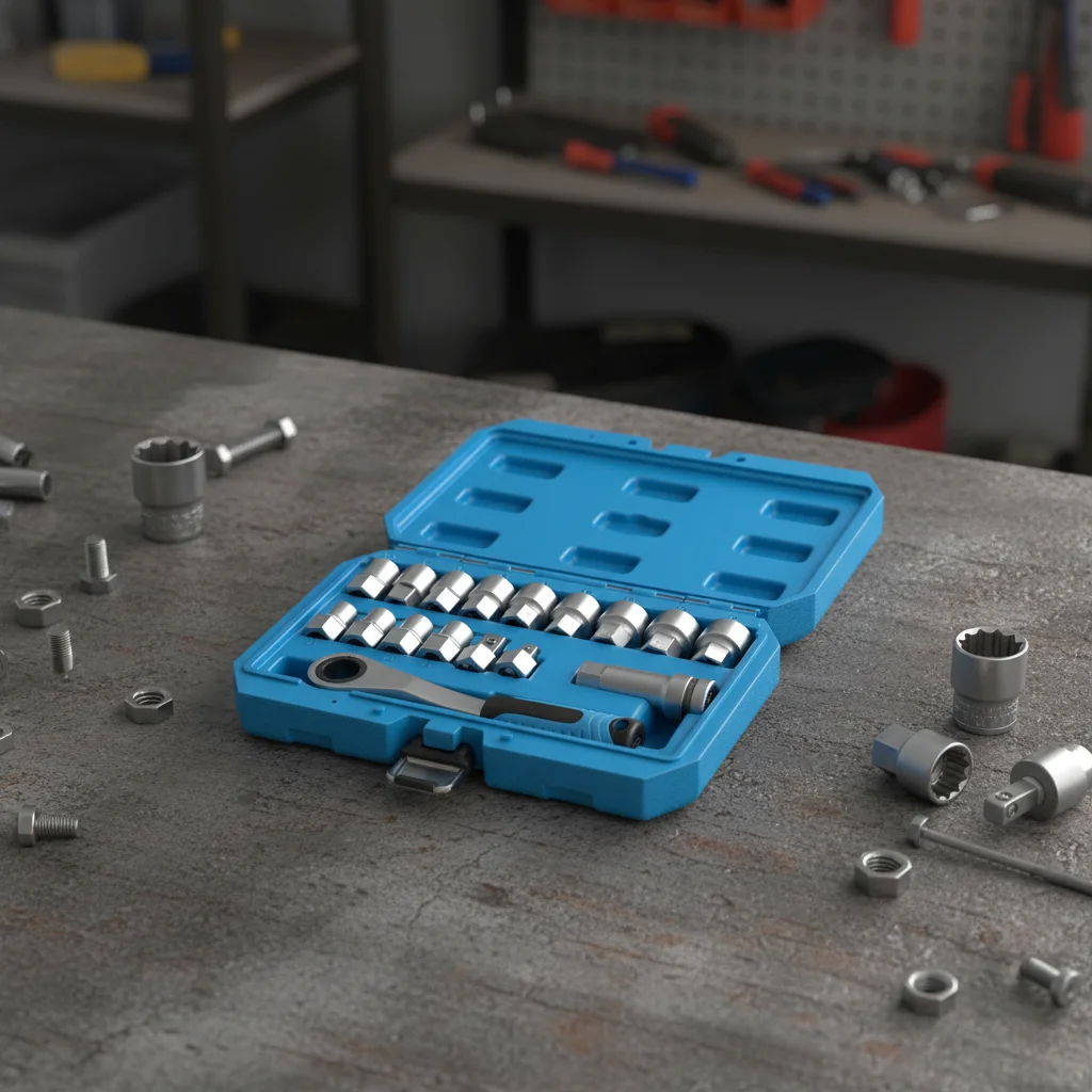 

17 шт./компл. комплект проходящих торцевых ключей из хром-ванадиевого сплава с храповым механизмом и удлинителем для обслуживания машин