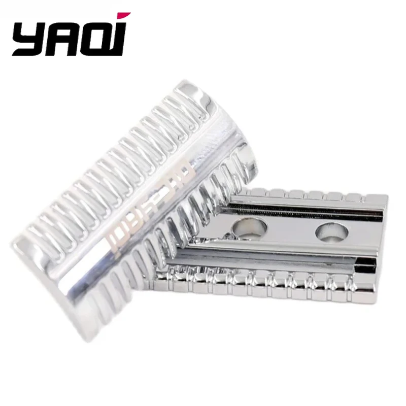 

Yaqi 2025 Zinc Alloy Mellon-Cob Mens Safety Razor Head For Cleaning Beard Portable Travel Replace Razors Head New