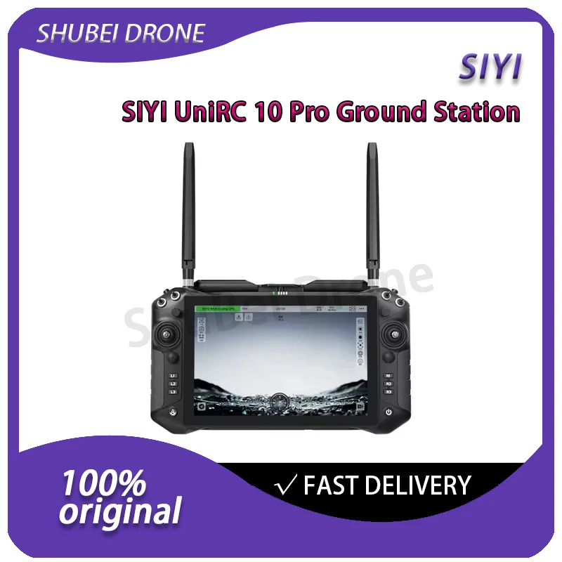 Original SIYI UniRC 10 Pro 10CH Triple-Band Professional GCS Remote Controller Low Latency HD Video Link for Industrial UAV