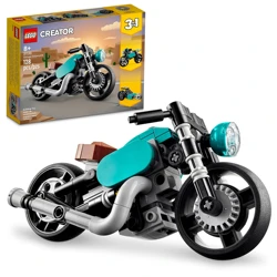 LEGO Creator 3 In 1 Vintage Motorcycle Set 31135 Street Bike To Dragster Car Vehicle Building Toys for Kids Boys Birthday Gift