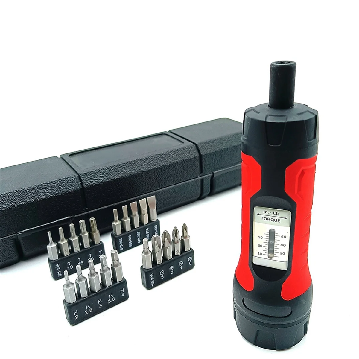 Adjustable Manual Torque Screwdriver Set Windows Torque Screwdriver with 20 Screwdriver Bits.