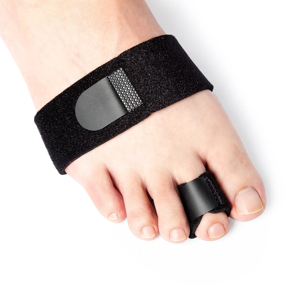 1 Stück Zehenschienen zur Geradestellung, Zehenbandage für gebrochene Zehen, Zehenglätter für Hammerzehe, krumme Zehen, gebogene Zehen