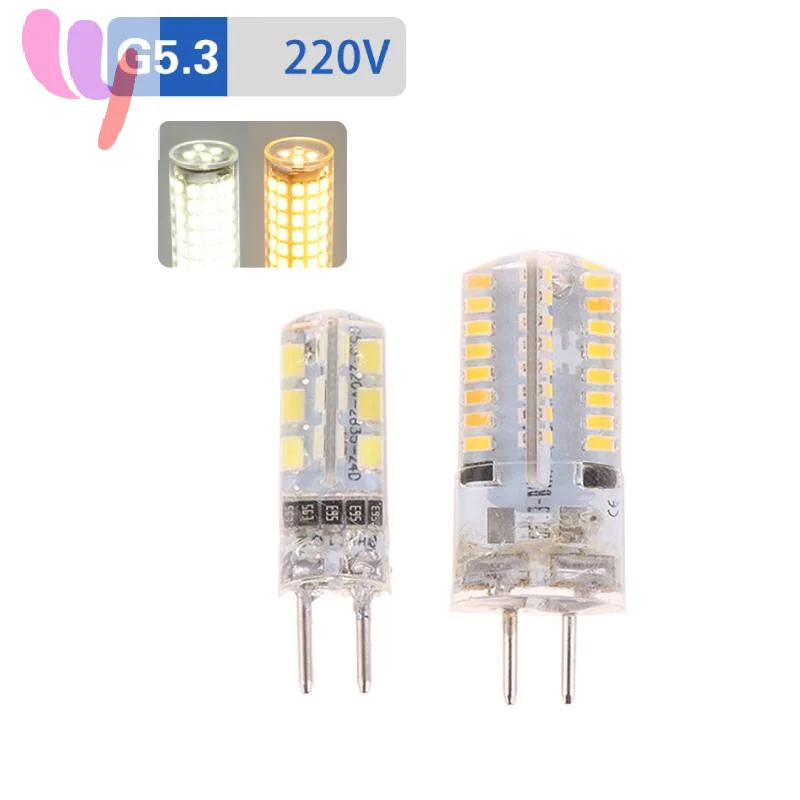 

220 В 3 Вт 5 Вт G5.3 Светодиодная лампа G5.3 Светодиодная лампа G5.3 Светодиодная лампа G5.3 Led 3014-64SMD G5.3 Светодиодная лампа Галогенная лампа Люстра Лампа