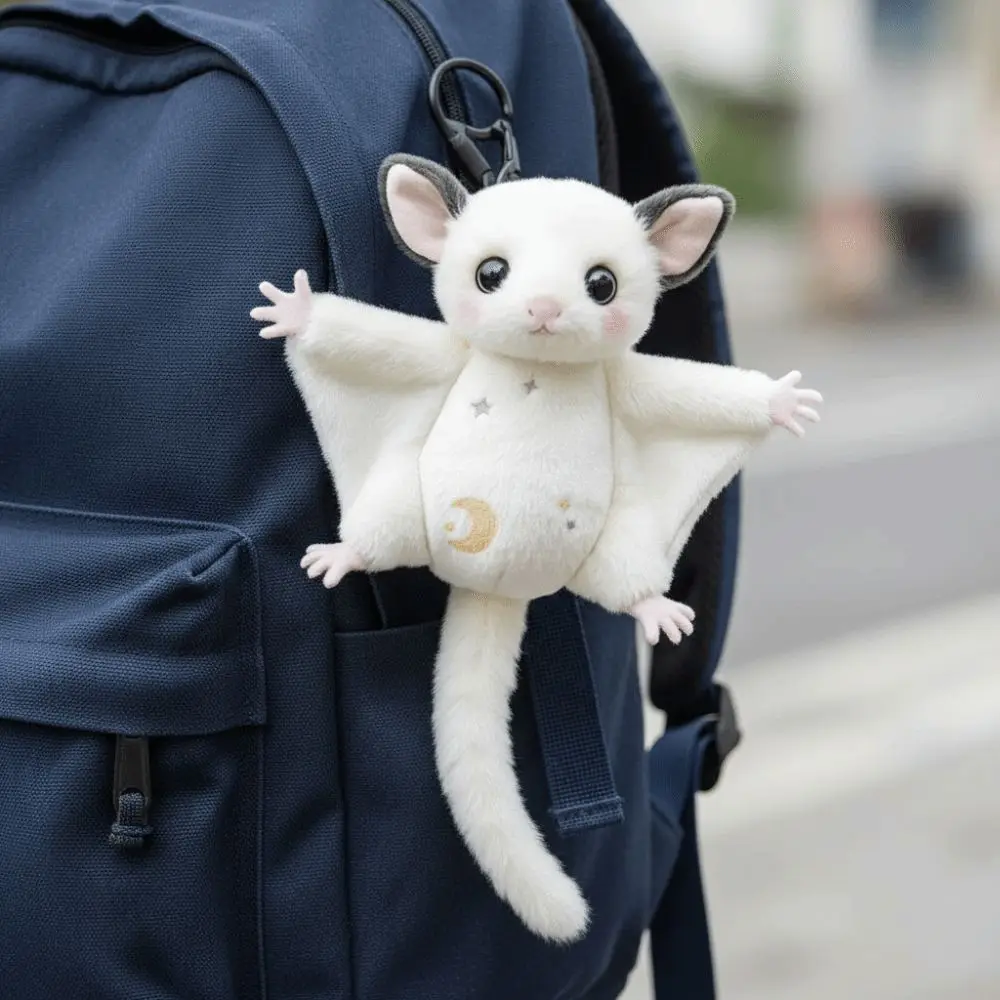 พวงกุญแจตุ๊กตาหนูบินน้อย ตุ๊กตาหนูฮันนี่แบ็ก ตุ๊กตาหนูบินน้อย ของตกแต่งกระเป๋า ตุ๊กตาหนูคาวาอี้