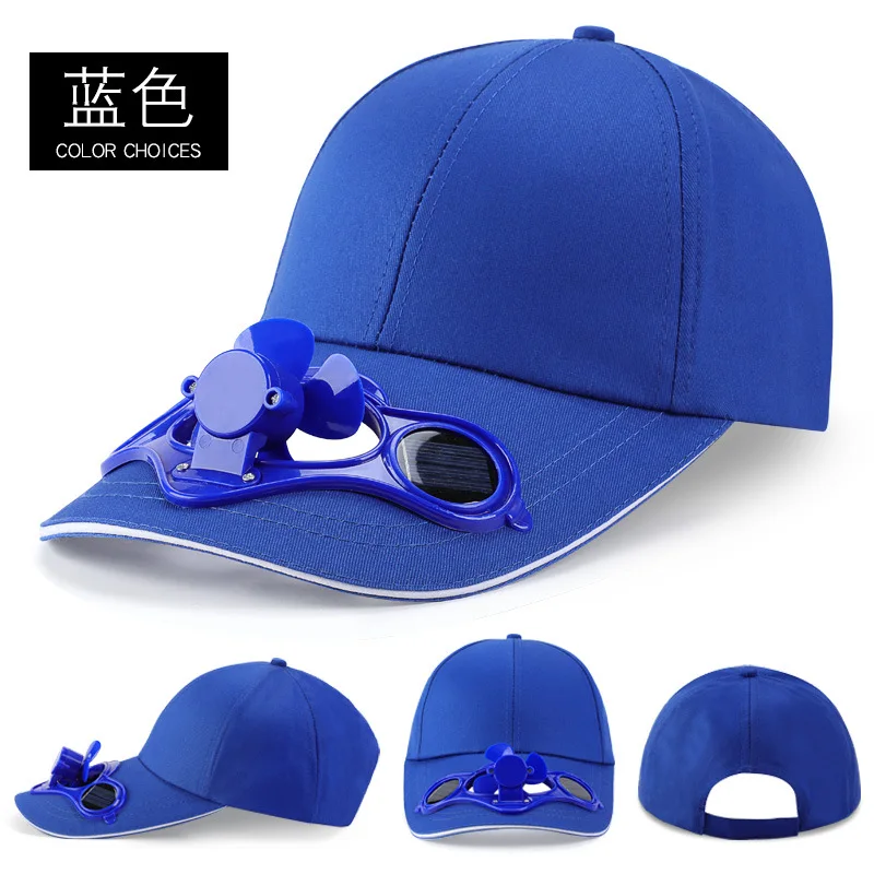 Solar fan cap, sun protection cap, men's and women's sun protection caps, duckbill cap