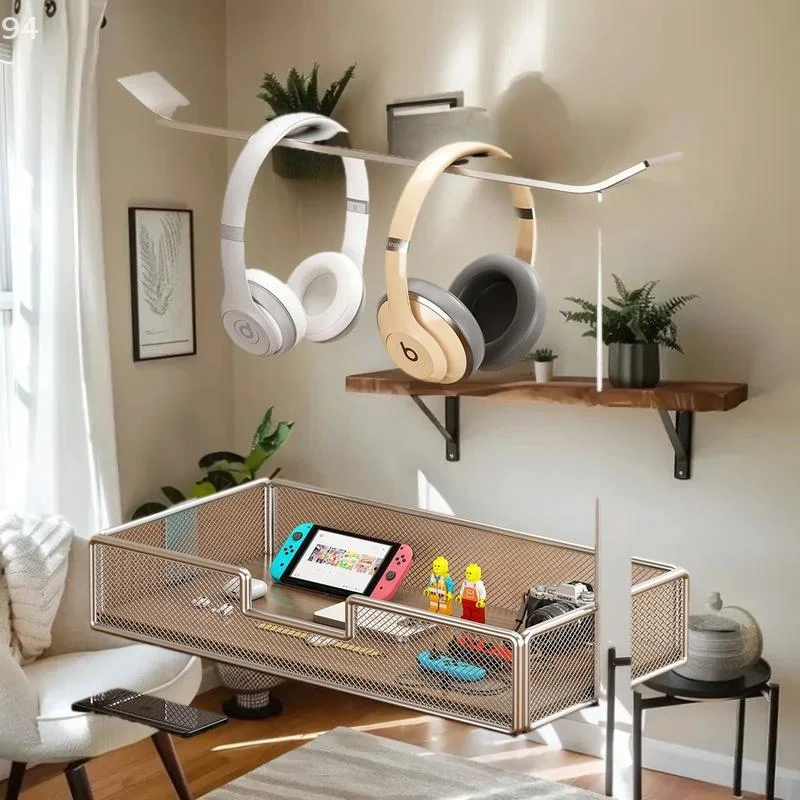 ขาตั้งหูฟังอเนกประสงค์ที่เชื่อถือได้, ชั้นวางหูฟังที่จัดระเบียบ, ที่วางหูฟังสำหรับเล่นเกม, ขาตั้งจอภาพแบบพกพา