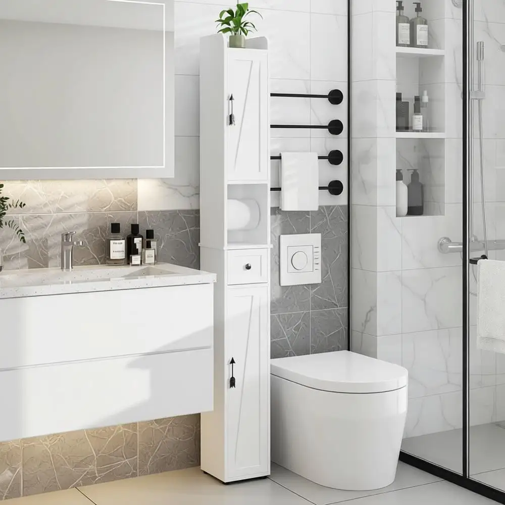 Narrow Bathroom Sto…