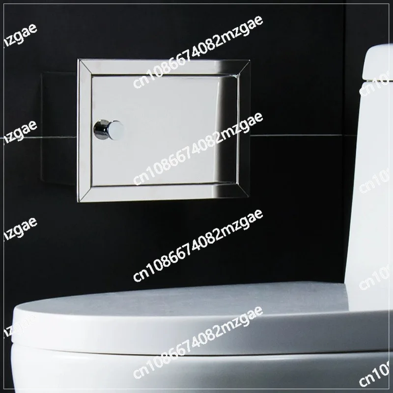 304 stainless steel into the wall type embedded single roll paper rack toilet tissue box concealed