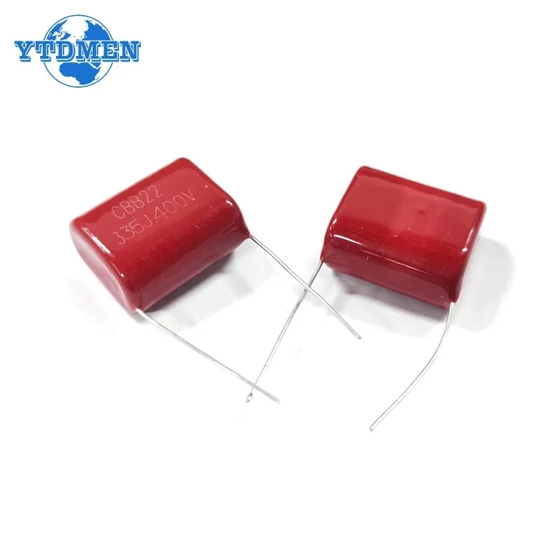 10/20PCS 335 CBB Capacitors 400V 3.3uF 3300nF P20mm Polypropylene Film Capacitor Kit