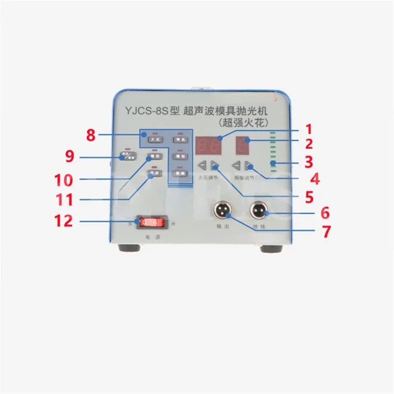 Ultrasonic mold machine, spark polishing machine, skin willow pattern, electronic lighting to save molds