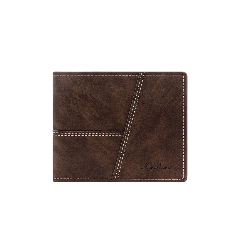 Men's PU Leather Wallet Vintage Men Coin Purse Anti-theft Credit Card Holder Money Bag Business wallet for men carteras
