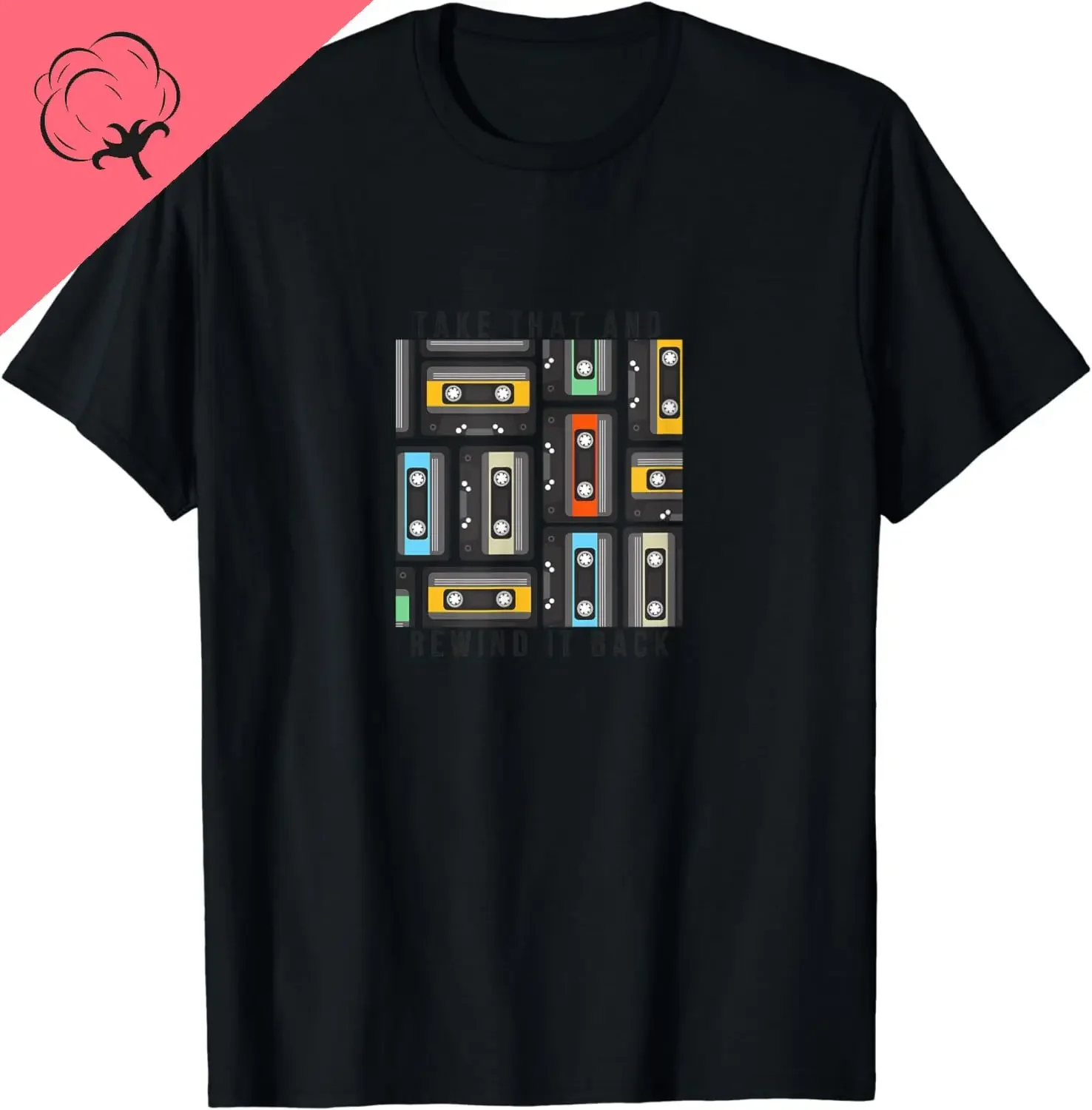 2000s Hip Hop Take That Rewind It Back Gift T-Shirt Trashy Y2k 2000s Clothes  Shirts for Women Cotton  Vintage Clothes Tops