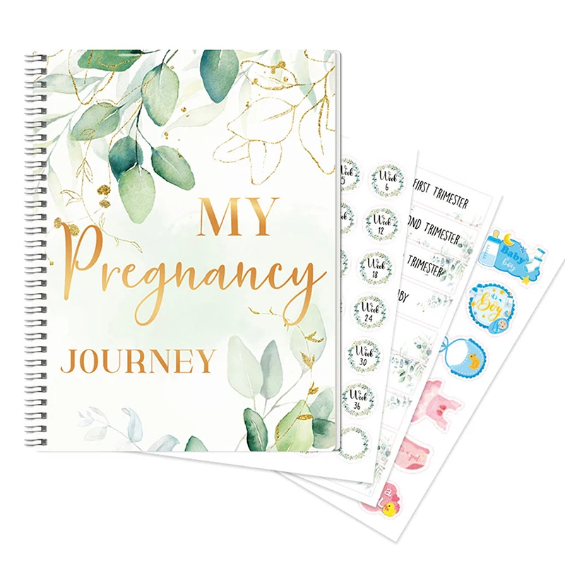 My Pregnancy Journal 2025 สมุดบันทึกการตั้งครรภ์เป็นครั้งแรกแม่การตั้งครรภ์ต้องมีสมุดหน่วยความจําเด็ก Journa การตั้งครรภ์