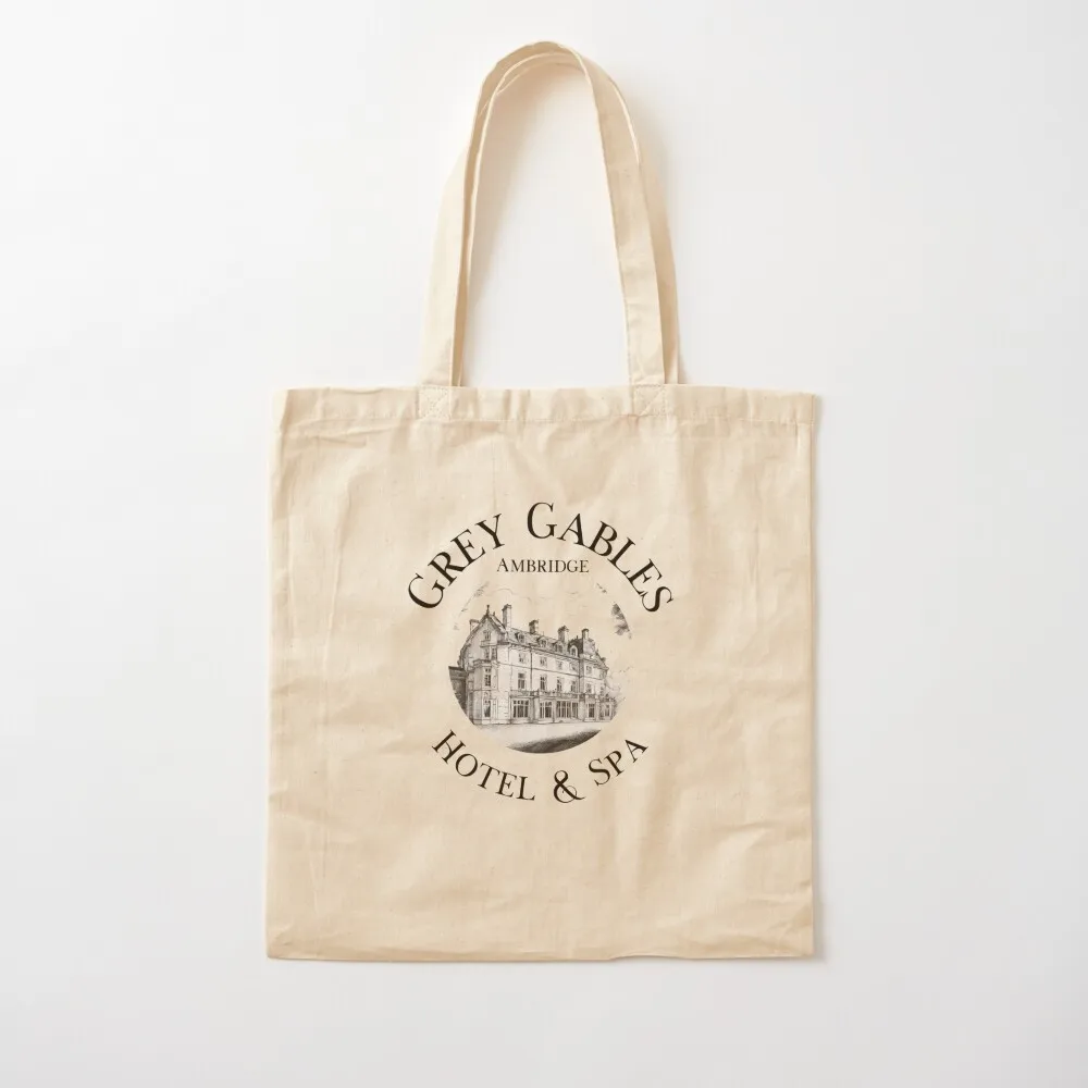 Grey Gables Ambridge Hotel - The Archers Radio Drama Tote Bag personalized tote custom bags Canvas Tote Bag