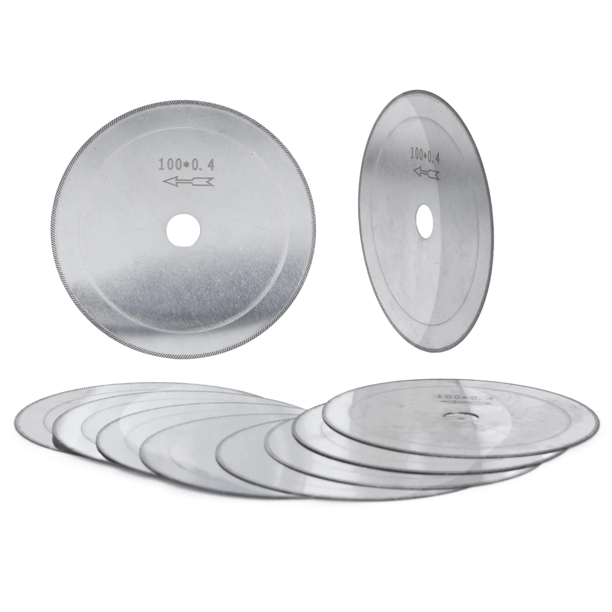 

10 шт., 4 дюйма, 100 мм, ультратонкий алмазный гранильный пильный диск, режущий диск, оправка 1/2 дюйма, 12,7 мм для драгоценного камня, стекла, ювелирного камня, камня