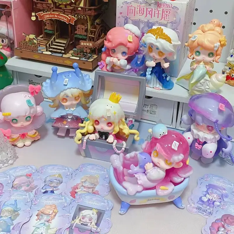 حقيقي Ouo Grsvitation X كينو أتمنى على نسيم البحر سلسلة 3th صندوق أعمى لعبة عصرية سطح المكتب الديكور لطيف فتاة هدايا عيد الميلاد