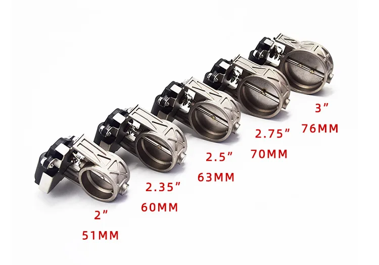 

Modified electric remote control variable exhaust valve 51/60/63 mm (2/2.35/2.5in) electronic valve body