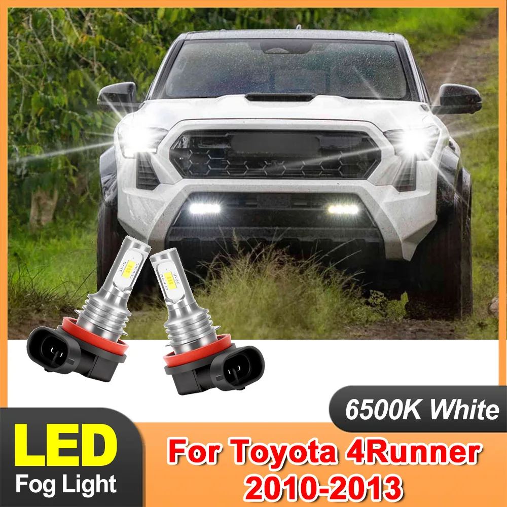 

2 шт. светодиодные автомобильные противотуманные фары высокой яркости CSP 3570 светодиодные чипы передние противотуманные фары 25000LM Canbus для Toyota 4Runner 2010 2011 2012 2013