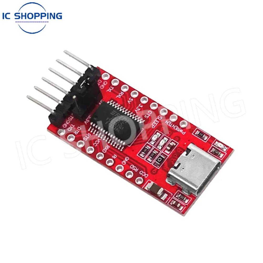 1PCS USB To TTL 3.3V 5V FT232RL Module Download Cable Mini Interface TYPE-C Interface