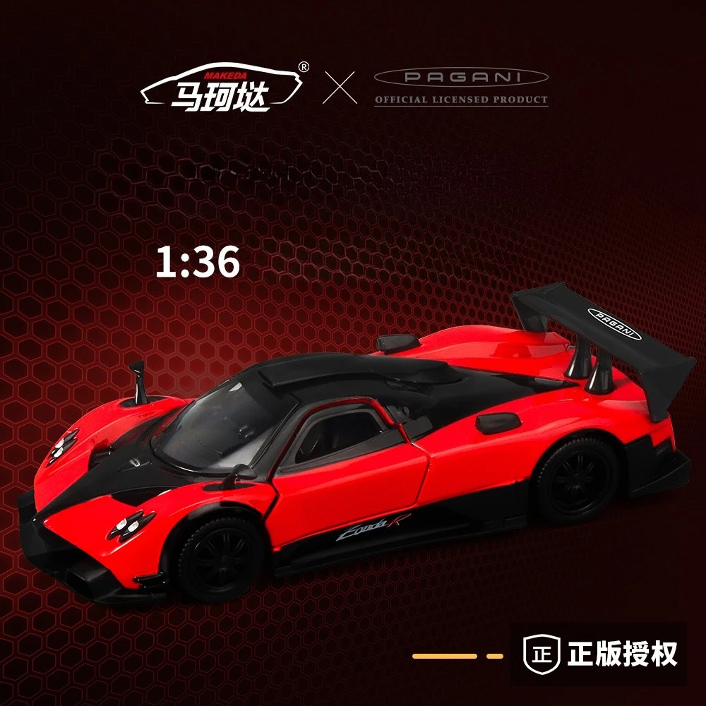 1:36 Pagani Huayra Cruiser Model Samochodu Ze Stopu Metalu Odlewany Ciśnieniowo Z Napędem Pull Back Na Prezent Zaawansowane Kolekcje