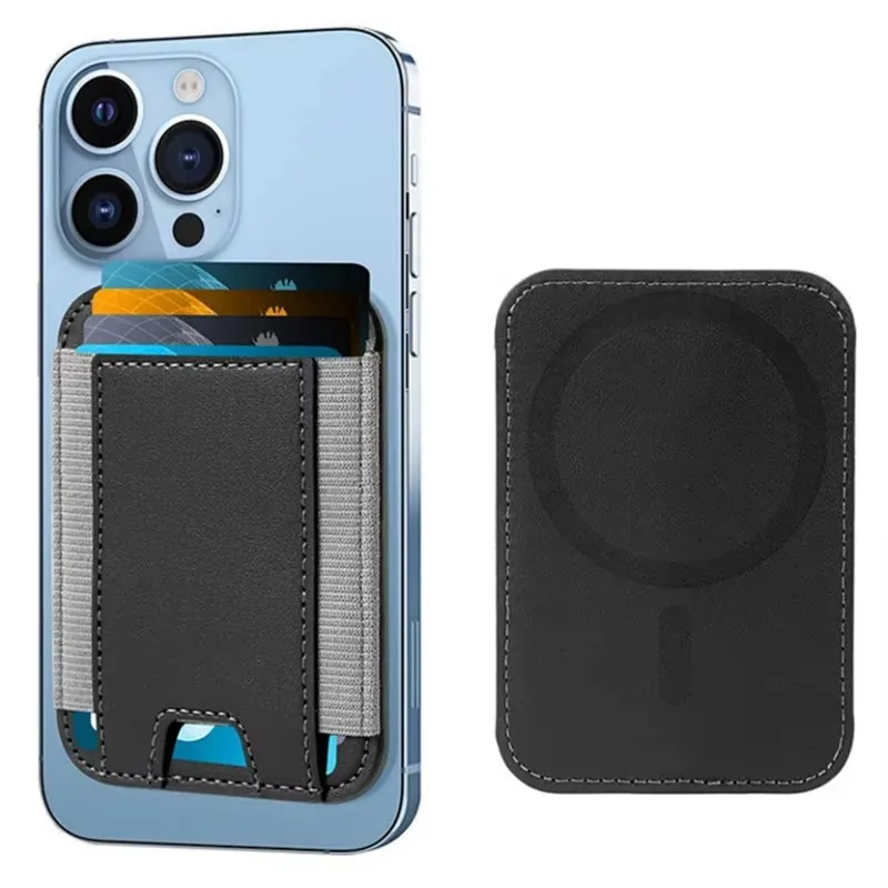 

MagSafe magnetic wallet phone cases For iPhone 13 14 15 16 Pro Max S23 ultra elastic leather upgrade wallet card accessories
