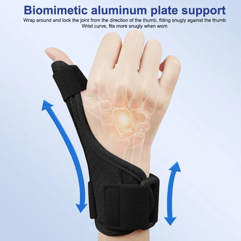 1PCS Thumb Splint Support Brace For Tenosynovitis Arthritis Tendonitis Trigger Thumb Immobilizer Fits Men Women Left And Right