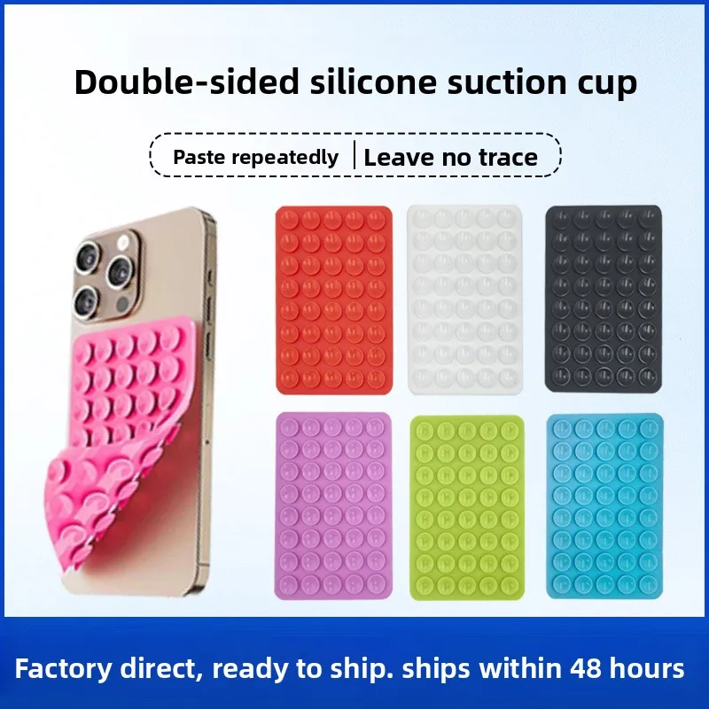 

Double Sided Silicone Phone Suction Cup 40 Pieces Magnetic Phone Stand Strong Adhesive Phone Back Sticker Phone Accessories