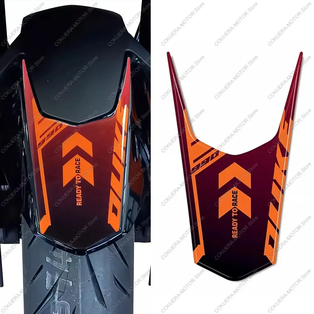 

For 990 Duke 2024 2025 Motorcycle 3D Epoxy Resin Protective sticker Front mudguard stickers