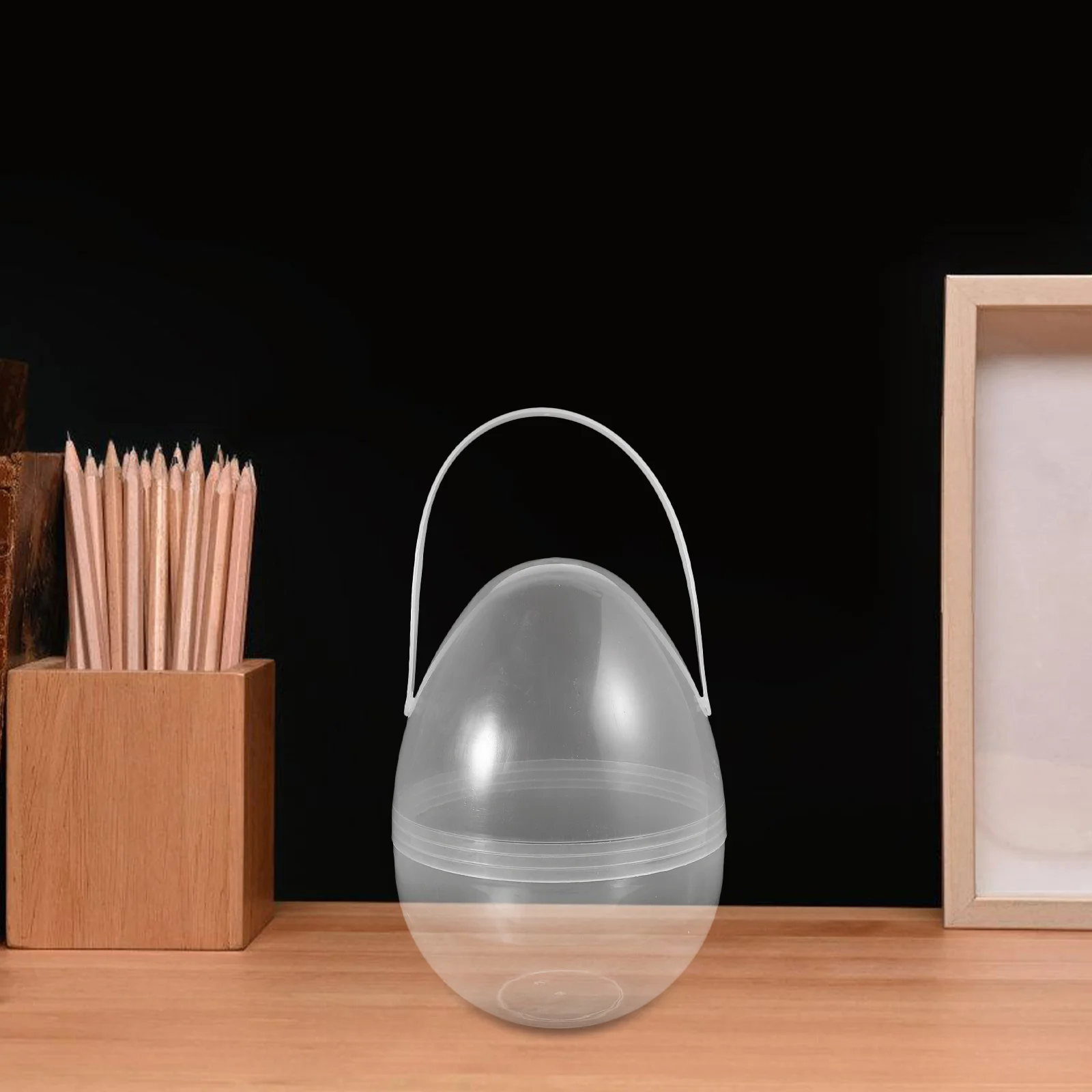 حاوية بيض عيد الفصح الشفافة، صندوق عرض محمول، منظم ديكور بلاستيكي شفاف للمناسبات الاحتفالية والتجمعات #5