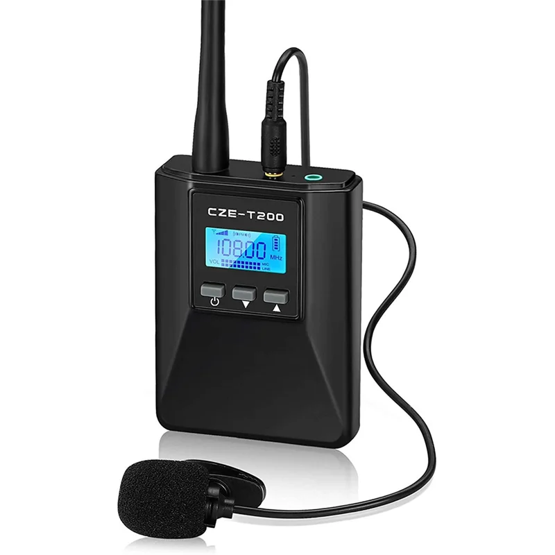 

LBER 0.2W 200Mw Professional FM Radio Portable Transmitter 76-108Mhz Adjustable Transmissor