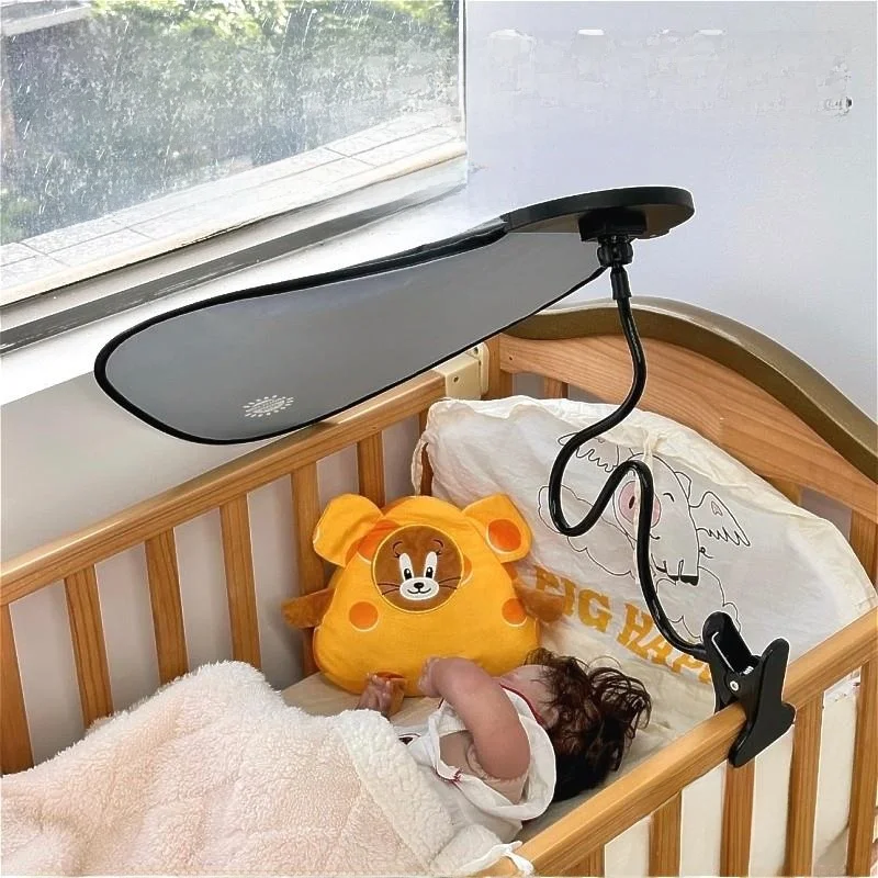 

New 2026 Baby Sleeping Shade Solar Light Blocking Board Eye Protection Infant Bed Sunscreen Windshield PVC Material