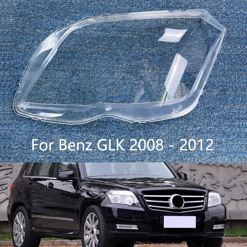 

For 2008 2009 2010 2011 2012 Benz GLK GLK300 GLK350 X204 Headlamps Lens Cover Transparent Lampshade Headlight Shell Plexiglass