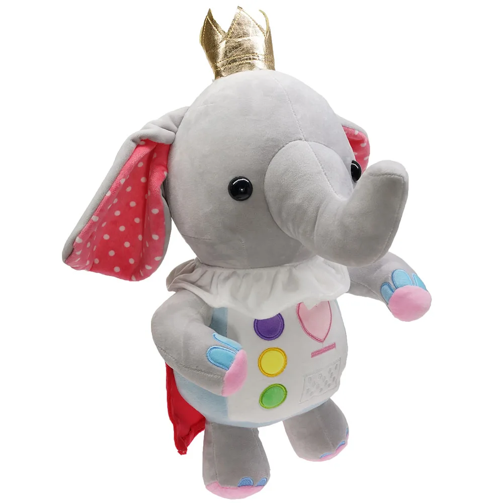 Leva dois brinquedos da boneca do luxuoso do elefante 45cm