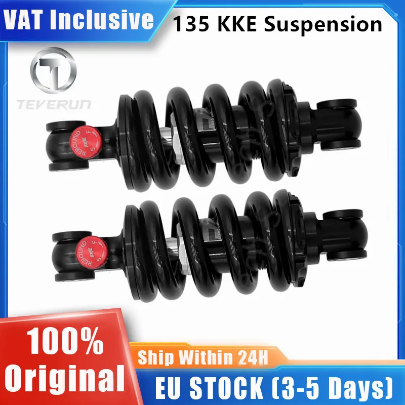 EU-Lagerbestand Original 135mm KKE Federung für Teverun Fighter Mini/Mini Pro/Kukirin G4 Elektroroller 1800Lbs Einstellbarer Hydraulischer Stoßdämpfer