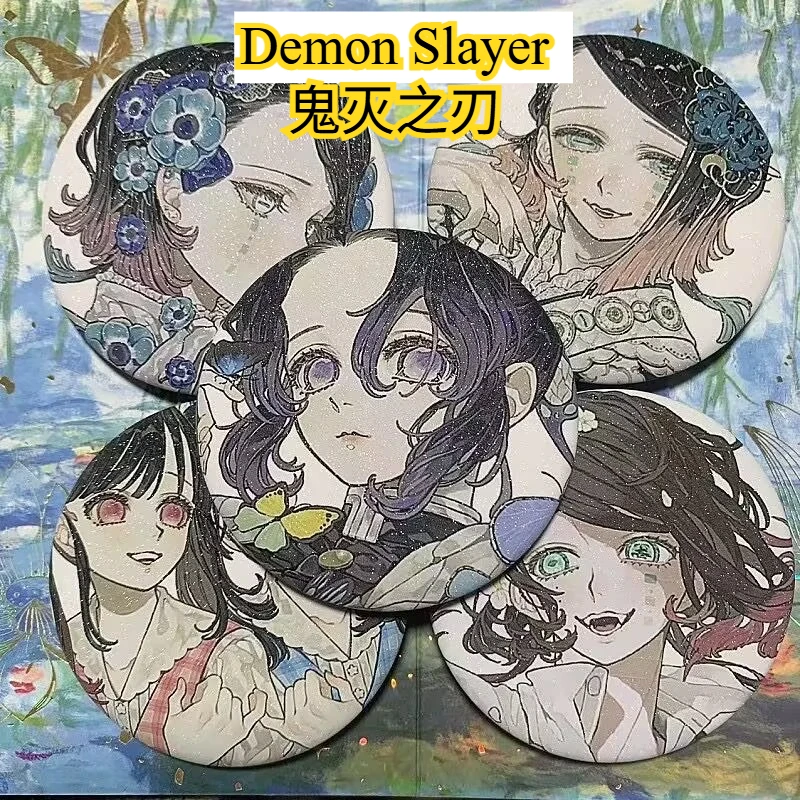 

«Demon Slayer: Kimetsu no Yaiba» аниме-периферийная подвеска-значок, брошь «Тошитори Йошинобу, бабочка Синобу, Мири, Akane Shurou»