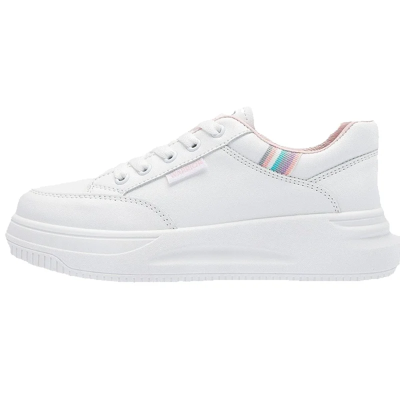 Pull-back White Sneakers For Women, 2026 New Model, Summer Breathable Shoes, Versatile Thick-soled Sports Shoes, Casual Sneakers_vogvips.com