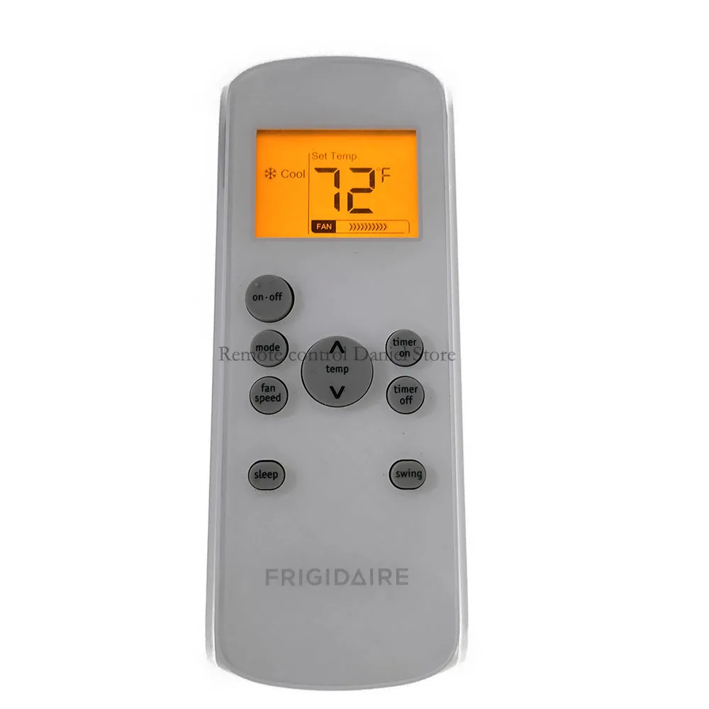 

Used Original AC Remote Control For Midea FRIGIDAIRE RG57I(B)/BGCEU1 Air Conditioner Back light only cool Fahrenheit