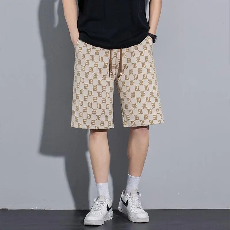 سراويل تقليدية للرجال من الحرير الجليدي صيف جديد 2025 قابلة للتنفس فضفاضة من Qui Dry Spor American Sle سراويل تقليدية للمراهقين متعددة الاستخدامات كاكي C...