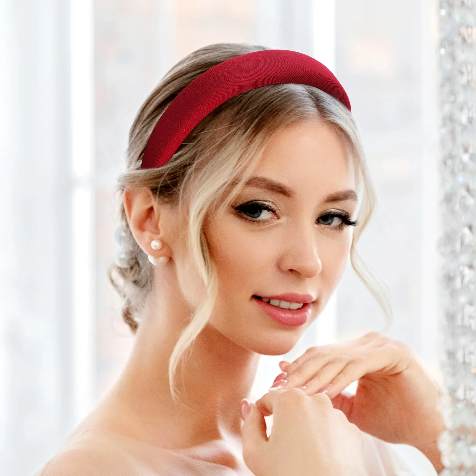 

2Pcs Retro Vintage Wide Headbands Hair Bands for Women Holiday Party Prom Daily Styling Hair Bands Prom Headbands