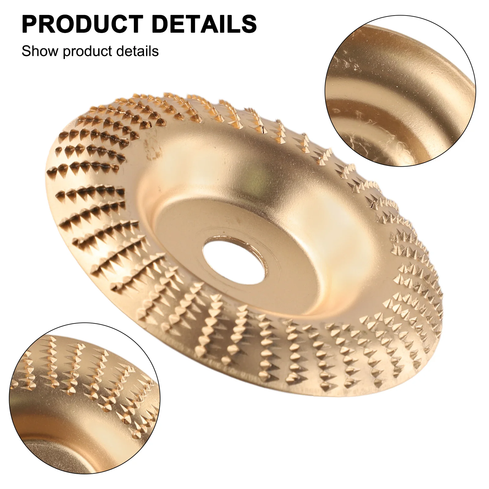 Angle Grinder Disc Grinding Disc Golden Metal Plane Grinding Sanding Woodworking Grinding Woodworking Repairing