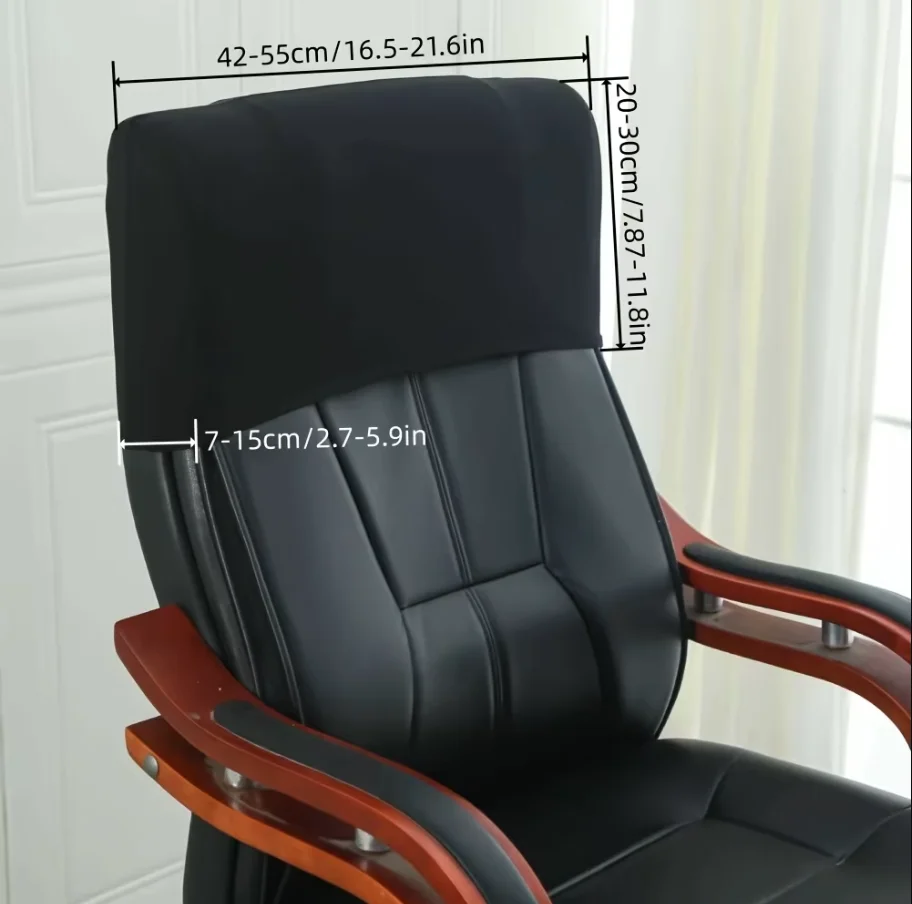 Elastic Office Chair Backrest Cover Head Pillow Protector Backrest Slipcover Dust-proof Chair Back Covers 의자 Head Cover Durable