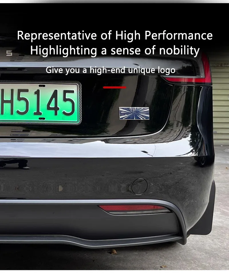 Für Tesla Modell 3/Y/Highland/Juniper 2025 Schwanz Logo Aufkleber Stamm Abzeichen Emblem Aufkleber Auto geändert Zubehör – Detail 11