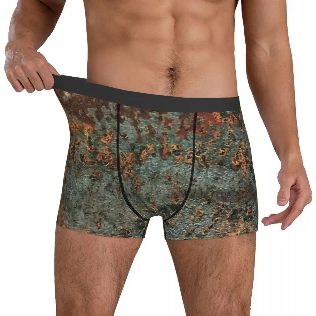 Boxer Unterhose Shorts Rost Höschen männliche atmungsaktive Unterwäsche für Homme Mann Freund Geschenke