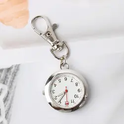 Durable Keychain Watch Shockproof Nurse Watch with Lobster Clip Battery-operated Keychain Watch Decoration  Wide Application