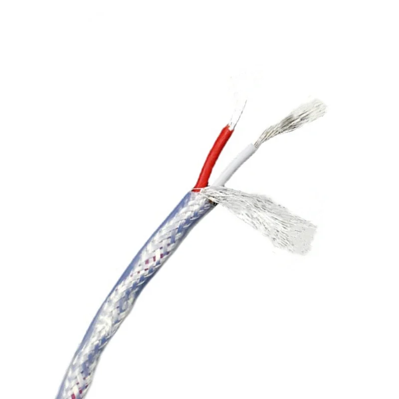 2 Core Shielded Silver Plated Cable RCA Signal Line XLR Balanced Cable Bulk Audio Extension Cord